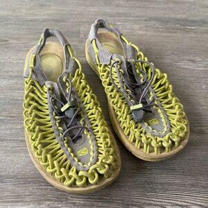 Keen Uneeks Women’s Green and Gray Paracord Sandals